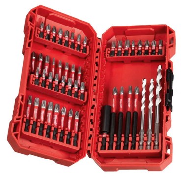 Consumibles para herramientas - Estuche 48 Piezas Atornillar MILWAUKEE ShockWave Impact Duty