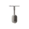 Interior armario - Soporte Lateral Oval Cerrado 31x16 mm Níquel