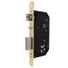 Cerraduras puerta madera - Cerradura 4UBOF 50 mm Antitarjeta Canto Redondo Sin Cilindro Latonado