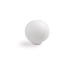 Pomo Polidur 500 Ø34 mm Blanco Brillo