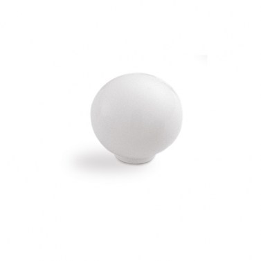 Pomo Polidur 500 Ø34 mm Blanco Brillo