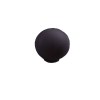 Pomo Polidur 500 Ø34 mm Negro Brillo