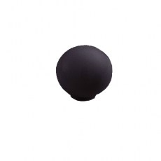 Pomo Polidur 500 Ø34 mm Negro Brillo