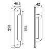 Manillón con Placa 5004 Dorado Brillo y Satinado