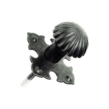 Pomo Gajos Rosca 500 33 mm Plata Vieja