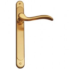 Manivelas con placa - Juego Manivelas con Placa 5017 Brillo Satinado