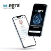 Cerradura Invisible Electrónica int-LOCK PRO Latón Mate