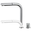 TEKA Grifo Cocina Extraíble Caño Alto AUK 983 Bajo Ventana Cromo