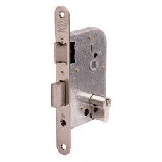 Cerradura 5134 50 mm Hierro Niquelado Canto Redondo