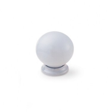 Pomo Polidur 5201 Ø34 mm Blanco