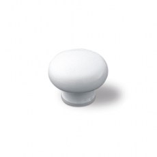 Pomos mueble - Pomo Polidur 5222 Ø32 mm Blanco