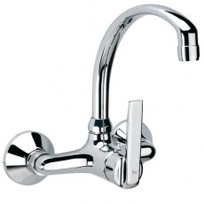 TEKA Grifo Cocina de Pared IN 024 Cromo