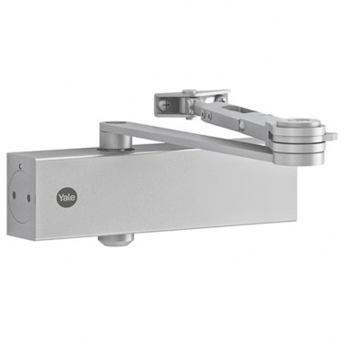 Cierrapuerta 5500 Fuerza 3-4-5 Brazo Articulado con Retenedor Plata