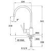 TEKA Grifo Cocina Caño Alto SP 995 I Inox