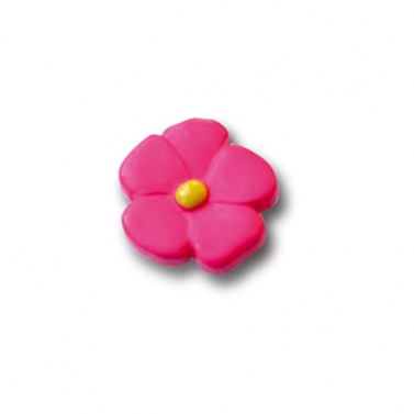 Pomo Nylon Kidline Ø50 mm Flor Rosa