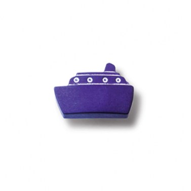 Pomo Nylon Kidline 50x35 mm Barco Azul