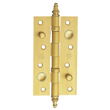 Bisagras de seguridad - Bisagra Seguridad 567 150x82 mm con Rodamientos y Remate Latón Mate