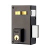 Cerradura Sobreponer YALE 56A 60mm Cilindro Pera Derecha Marrón