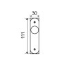 Tiradores armario - Tirador Armario 5754 Inox
