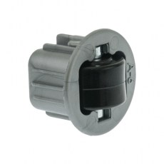 Ruedas - Rueda Fija para Embutir A-6 Nylon Gris