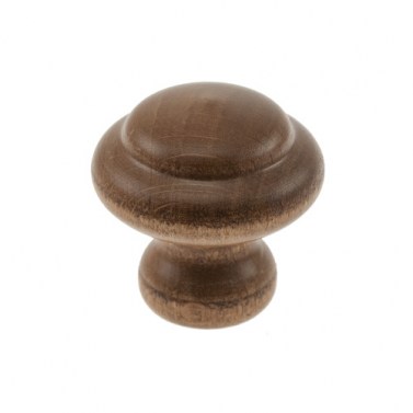 Pomo Madera 600 Haya Nogal Barnizado