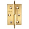 Bisagra UCAF 60x40 mm Izquierda Latón Pulido