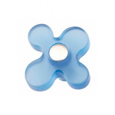 Pomos mueble - Pomo Candy 608 ABS Flor Azul