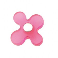 Pomos mueble - Pomo Candy 608 ABS Flor Magenta