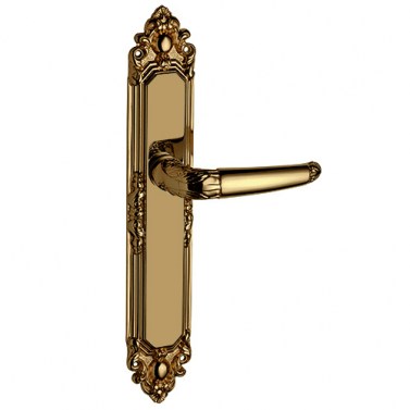 Manivelas con placa - Juego Manivelas con Placa 610 Bronce Inglés