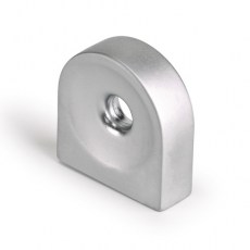 Pomo Circle 6111 40x40 mm Cromo Mate