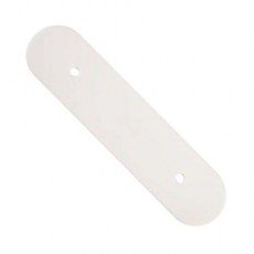 Perchas - Base Hooks 615 2 Perchas 165x40mm Metacrilato Blanco