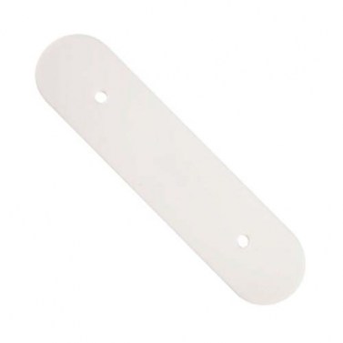 Perchas - Base Hooks 615 2 Perchas 165x40mm Metacrilato Blanco