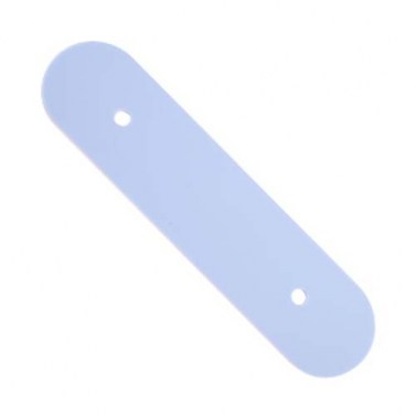 Perchas - Base Hooks 615 2 Perchas 165x40mm Metacrilato Celeste