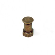 Pomo Tube 6200 Ø19 mm Bronce Rústico