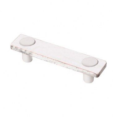 Tiradores mueble - Tirador Shabby 620S 135mm Madera Blanco