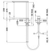 TEKA Grifo Cocina Bajo Ventana FO 985 Cromo