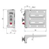 Colgador Libra H11 Izquierda Zincado