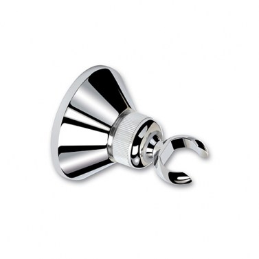Accesorios y ayudas baño - Soporte para Ducha Rótula Cromo Brillo