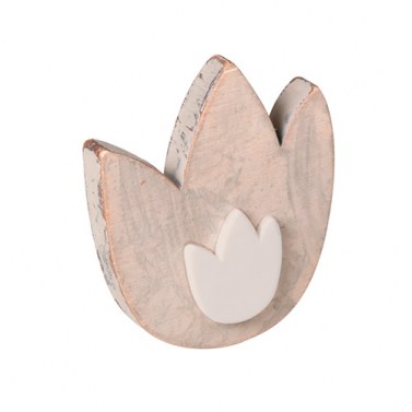 Pomo Shabby 665S Tulipán Madera Arena