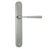 Manivelas con placa - Juego Manivelas NOXIA con Placa LINK-B Cromo Brillo/Mate