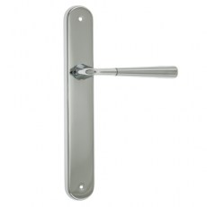 Manivelas con placa - Juego Manivelas NOXIA con Placa LINK-B Cromo Brillo/Mate