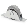 Ruedas - Rueda Oculta Cama Nido Ø50 mm Zincado Goma Gris