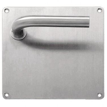 Manivelas con placa - Juego Manivelas con Placa Grande Falcon Inox AISI 316