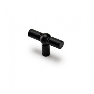 Pomo Sphere 6860 46x30mm Negro Mate