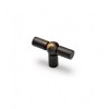 Pomo Sphere 6860 46x30mm Bronce Industrial