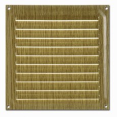 Ventilación - Rejilla Ventilación Aluminio 150x150 mm Madera Clara