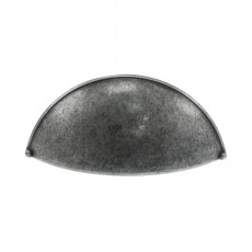 Asas y anillas mueble - Tirador Concha 704PT 78x33 mm Plata Vieja