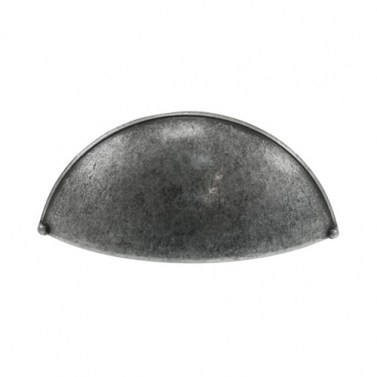 Asas y anillas mueble - Tirador Concha 704PT 78x33 mm Plata Vieja