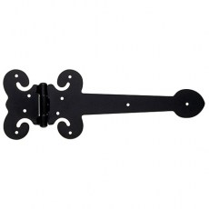 Bisagras y pernios de forja - Bisagra Portón 710 445x153 mm Negro