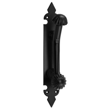 Manillones, pomos y llamadores de forja - Llamador 73227 Felipe II 275x43 mm Negro